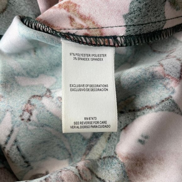 J.Taylor Women's Floral Mini/Midi Dress with Bell Sleeves Office Work Sz 12 - Picture 8 of 8